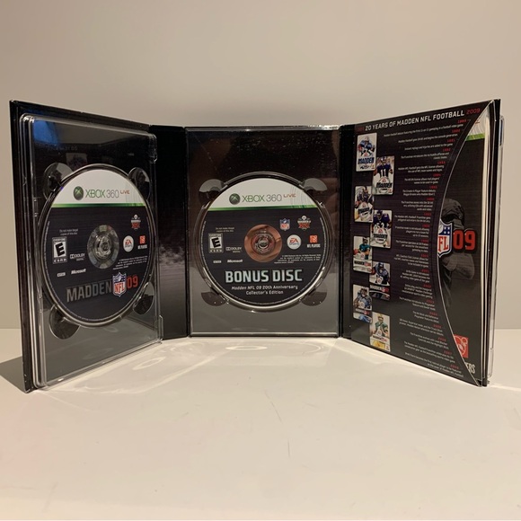 Madden XX / NFL Head Coach 09 Collector’s Edition W/ Bonus Disc (Xbox 360) CIB! - Picture 4 of 5